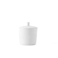 Lyngby Porcelæn Thermodan Zuckerdose - weiss - Ø 8 cm
