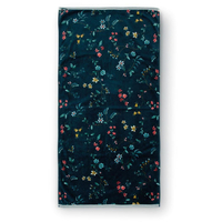 Pip Studio Les Fleurs Duschtuch - dark blue - 70x140 cm