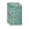 Pip Studio Les Fleurs Gästetuch - 3er Set - green - 3er Set: 30x50 cm