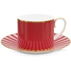 PiP Studio Love Birds Espresso Tasse mit Untertasse - red - 125 ml