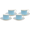 PiP Studio Love Birds Espressotasse und Untertasse - 4er Set - blue - 4er Set - 125 ml