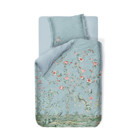 Pip Studio Okinawa Bettwäsche-Set - blue - 155x220 / 80x80 cm