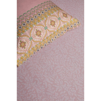 Pip Studio Pip Studio Leafy Spannbettlaken - pink - 100x200-220 cm