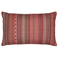 Pip Studio Ribbon Quilted Kissen mit Füllung - rot - 45x70 cm