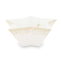 Pip Studio Royal Christmas Schüssel - weiß-goldfarben - Ø 28 cm x H 11, 3 cm