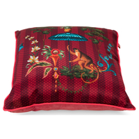 PiP Studio Singerie Wendekissen mit Füllung - red - 40x40 cm