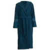 Pip Studio Soft Zellige Bademantel mit Kapuze - dark blue - XL
