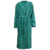 Pip Studio Soft Zellige Bademantel mit Kapuze - green - M