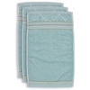 Pip Studio Soft Zellige Gästetuch - 3er Set - blue - 3er Set: 30x50 cm