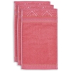 Pip Studio Soft Zellige Gästetuch - 3er Set - coral - 3er Set: 30x50 cm