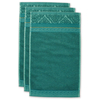 Pip Studio Soft Zellige Gästetuch - 3er Set - green - 3er Set: 30x50 cm