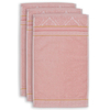 Pip Studio Soft Zellige Gästetuch - 3er Set - pink - 3er Set: 30x50 cm