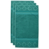 Pip Studio Soft Zellige Handtuch - 3er Set - green - 3er Set: 55x100 cm