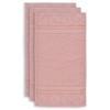 Pip Studio Soft Zellige Handtuch - 3er Set - pink - 3er Set: 55x100 cm
