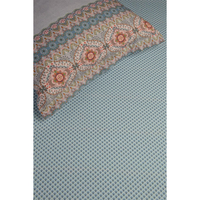 Pip Studio Suki Spannbettlaken - blue - 100x200x25 cm