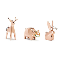 Umbra Anigram Ringhalter-Set - Copper - 10x7x9 cm