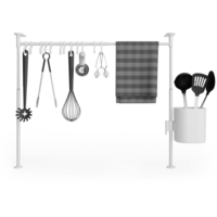 Umbra Anywhere Küchenhelfer Tension - white - 76x11x51 cm
