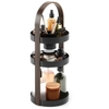 Umbra Bellwood Kosmetik Organizer - schwarz/walnuss - 20x20x50 cm