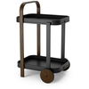 Umbra Bellwood Servierwagen - black/walnut - 53x44x80 cm