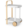 Umbra Bellwood Servierwagen - white/natur - 53x44x80 cm