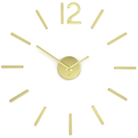 Umbra Blink Wanduhr - brass - 100x100x3 cm