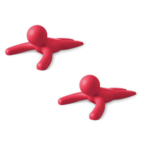 Umbra BUDDY Türstopper - 2er Set - red - 2er Set: 15x11x6 cm