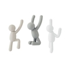 Umbra Buddy Wandhaken 3er-Set - assorted - grau/weiß - 3 Haken à 19 x 18 x 8 cm