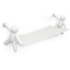 Umbra Buddy Wandregal - white - 46x14x15 cm