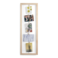 Umbra Clothesline Fotorahmen quer - Natural - 72x24x4 cm