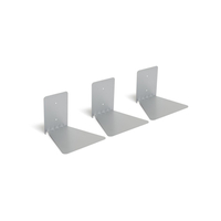 Umbra Conceal schwebendes Bücherregal 3er-Set - Silver - 18x17x14 cm