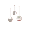 Umbra Dima Round Spiegel 3er Set - copper - 3 Stück à 24 x 24 x 8 cm