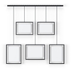 Umbra Exhibit Bilderrahmen-Set - black - 69x66x3 cm