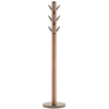 Umbra Flapper Garderobenständer - walnut/warm gold - H 169 cm - 39x39 cm