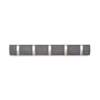 Umbra Flip Wandgarderobe - driftwood/nickel - 50, 8 x 6, 9 x 3, 8 cm