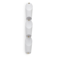Umbra Floralink Utensilien-/Vasenset 3-tlg - white - 10 x 10 x 25 cm