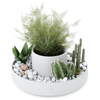 Umbra Fountain Pflanzgefäß - weiß - ø 24 cm - Höhe 11 cm