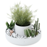 Umbra Fountain Pflanzgefäß - weiß - ø 24 cm - Höhe 11 cm