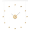 Umbra Hangtime Wanduhr - white/natur - 64x25x7 cm