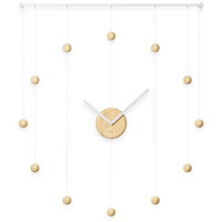 Umbra Hangtime Wanduhr - white/natur - 64x25x7 cm