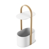 Umbra HUB Beistelltisch - white-natural - 35x24x70 cm