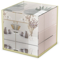 Umbra Ice Fotowürfel Bilderrahmen - brass - 7x6x6 cm