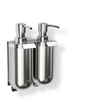 Umbra Junip Seifenspender - 2er Set - edelstahl - 2er Set: 21x15x10 cm