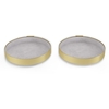 Umbra Perch Wandregal - 2er Set - brass - 2er Set: 16x15x2 cm,  16x15x2 cm