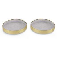 Umbra Perch Wandregal - 2er Set - brass - 2er Set: 16x15x2 cm,  16x15x2 cm