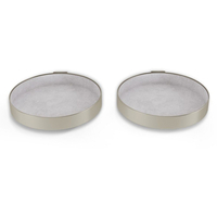 Umbra Perch Wandregal - 2er Set - nickel - 2er Set: 16x15x2 cm,  16x15x2 cm