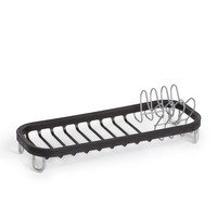Umbra Sinkin Mini-Geschirrständer - Black/Nickel - 34x13x9 cm