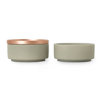 Umbra Tesora Schmuckkasten - Concrete/Copper - 13x13x11 cm