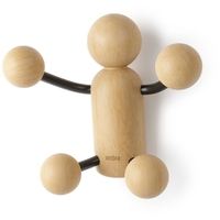 Umbra Woody Wandhaken - black/natural - 16x9, 5x14 cm