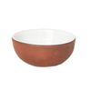 Urban Nature Culture Share your food Schale - terracotta-weiß - Ø 10 cm - Höhe 7 cm