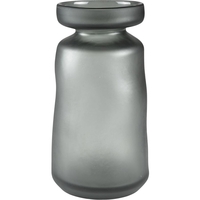 Villa Collection Glass Vase - grey - Ø 15 cm - Höhe 29 cm